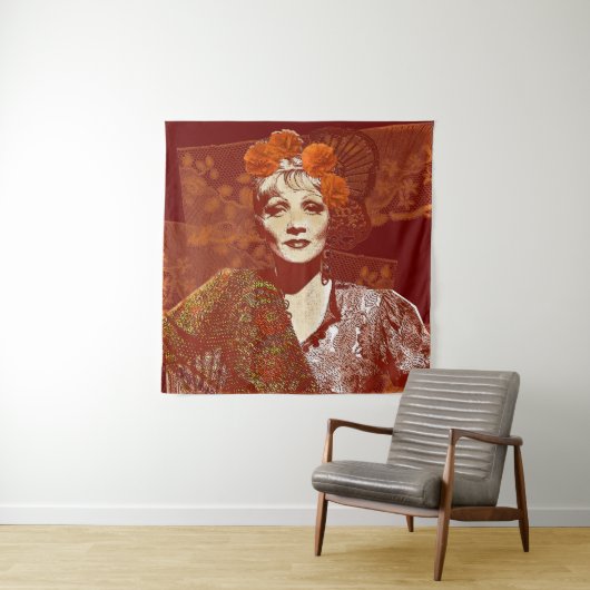 Devil is een vrouw wandkleed (In situ)