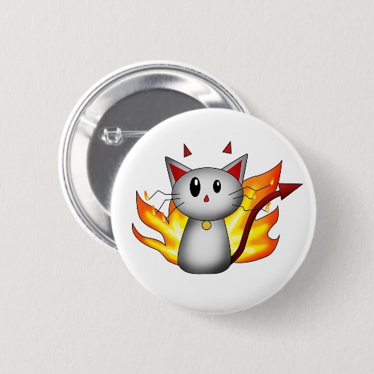 Devil Kat - Button (Voorkant /achterkant)