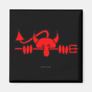 Devil Kilroy Magnet 1 Magneet