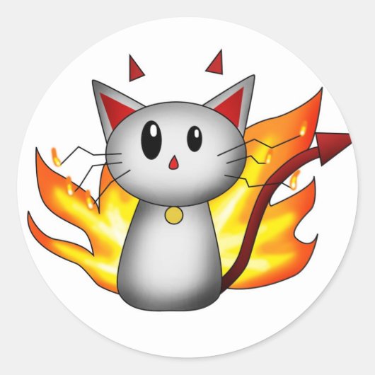 Devil Kitty - Sticker (Devant)