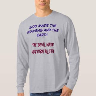DEVIL MAAKTE WESTERNE BLOTS T-SHIRT