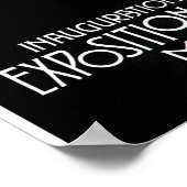 Devil MILAN BLOOTSTELLING INTERNATIONALE Vintage Poster (Hoek)