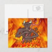 Devil Monster Briefkaart (Voorkant / Achterkant)