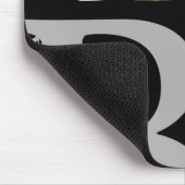 DEVIL Mousepad Trend Abstracte Kunst Zwart Wit Muismat (Hoek)