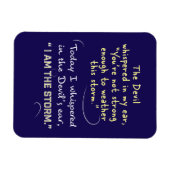 Devil murmura dans mon oreille Magnet Christian (Horizontal)