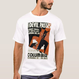 Devil Passen Comedy 1940 WPA T-shirt
