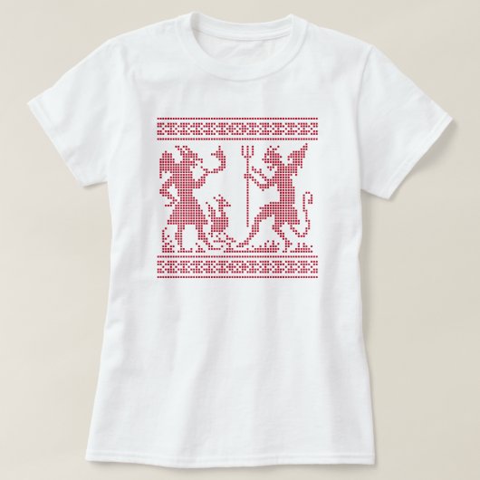 Devil Pattern T-shirt (Design voorkant)