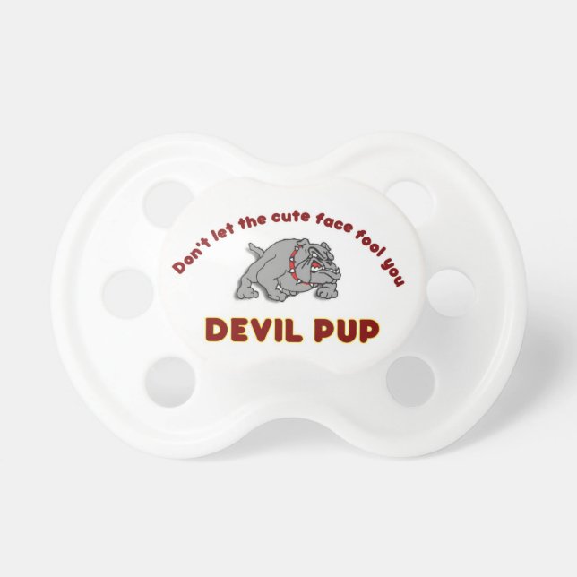 Devil Pup Pacifier Speen (Voorkant)