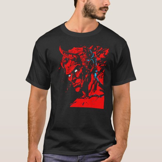 Devil Red Demon Belphegor T-shirt (Voorkant)