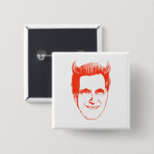 Devil Romney.png Vierkante Button 5,1 Cm (Voorkant /achterkant)