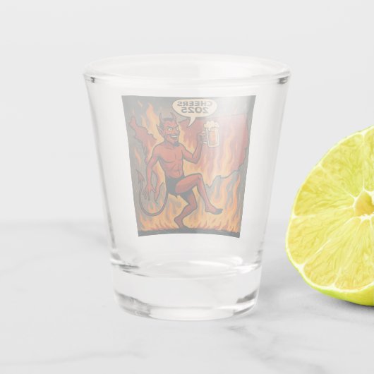 Devil Shot Glas (Achterkant)