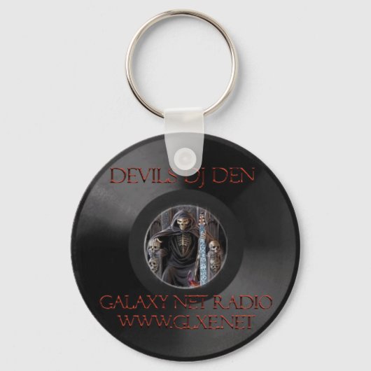 Devil Sleutelhanger Round (Voorkant)