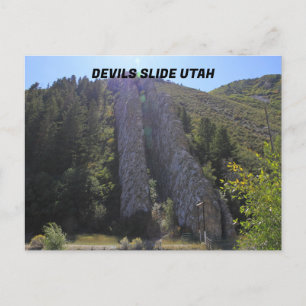 Devil Slide Utah Briefkaart