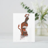 DEVIL SPRAY KAN BRIEFKAART (Staand voorkant)