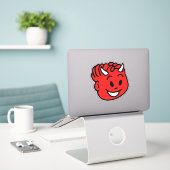 Devil Sticker (Laptop op bureau)