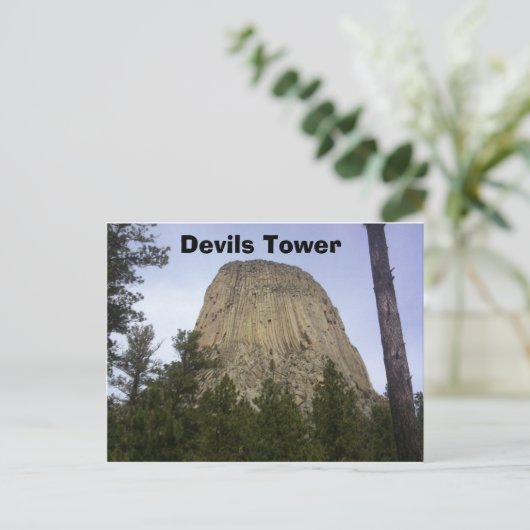 Devil Tower Briefkaart (Staand voorkant)