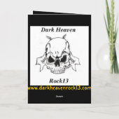 Devil Tunes ! Carte d'anniversaire (Dos)