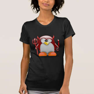 Devil Tux (Linux Tux) T-shirt