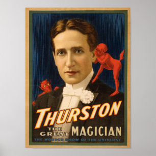 Devil vertelt hem geheimen Magic. Poster