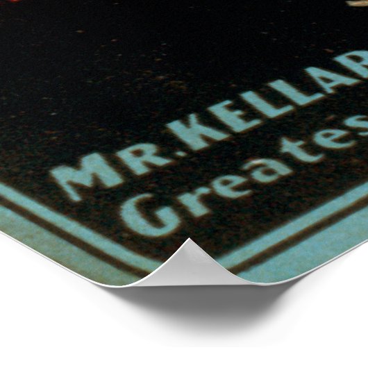 Devil vertelt hem geheimen Magic. Poster (Hoek)