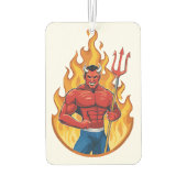 Devil with trident luchtverfrisser (Achterkant)