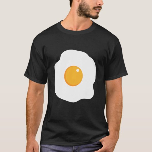 Deviled Egg Costume add Devil Horns and Tail Hallo T-shirt (Voorkant)