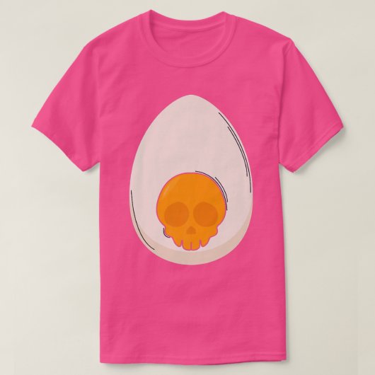 Deviled Egg Costume Devil Horns Halloween Love Egg T-shirt (Design voorkant)
