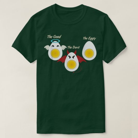 Deviled Egg Costume Funny Joke Halloween Love Eggs T-shirt (Design voorkant)