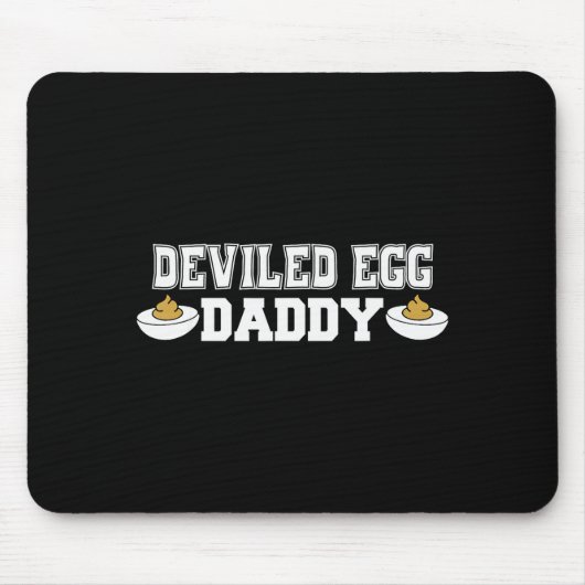 Deviled Egg Daddy - Funny Thanksgiving Deviled Egg Muismat (Voorkant)