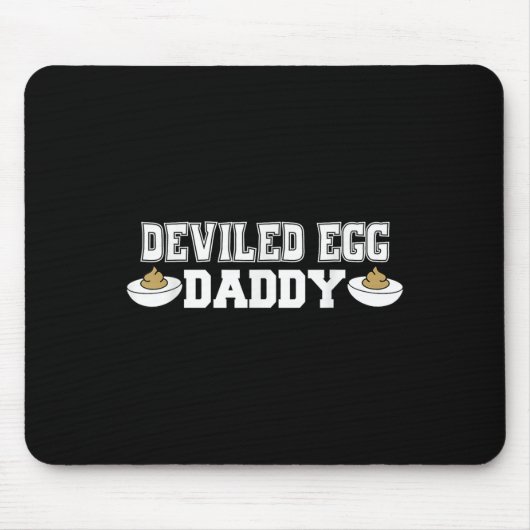 Deviled Egg Daddy - Funny Thanksgiving Deviled Egg Muismat (Voorkant)