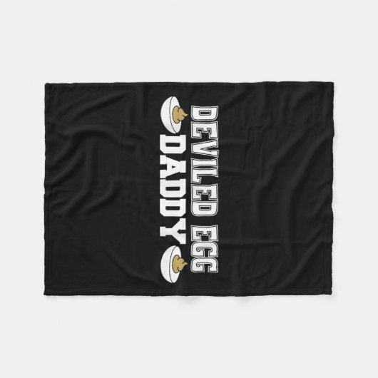 Deviled Egg Daddy - Grappige Thanksgiving Deviled  Fleece Deken (Voorkant (Horizontaal))