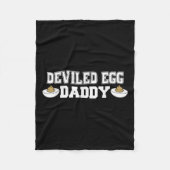 Deviled Egg Daddy - Grappige Thanksgiving Deviled  Fleece Deken (Voorkant)