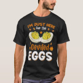 Deviled Egg Funny Food Gift 100% Katoen T-shirt (Voorkant)