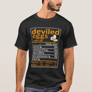 Deviled Egg Nutrition Familie komt overeen met Coo T-shirt