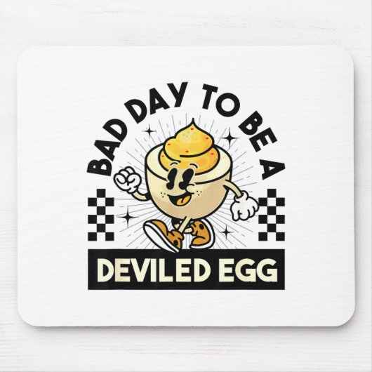 Deviled Egg Thanksgiving Eggs For Men Women Funny Muismat (Voorkant)