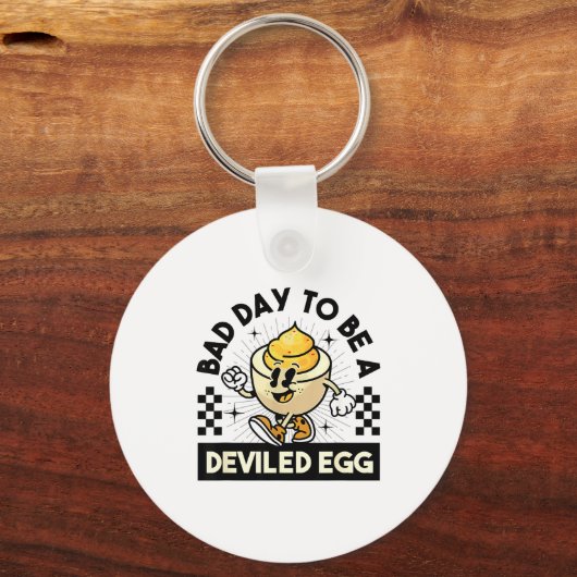 Deviled Egg Thanksgiving Eggs For Men Women Funny Sleutelhanger (Voorkant)