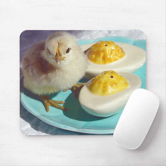 Deviled Eggs en the Chick Muismat (Met muis)
