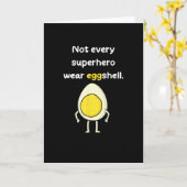 Deviled Eggs Niet elke superheld draagt eieren sch Kaart (Gele Bloem)