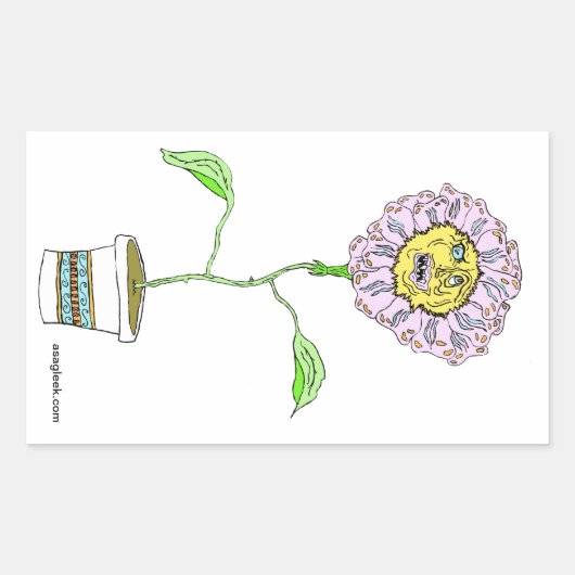 Devilish Daisy Sticker (Voorkant)