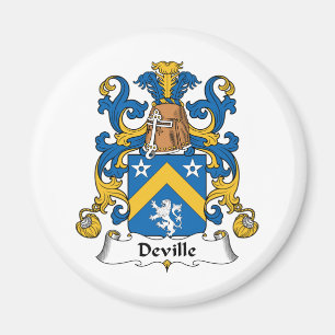 Deville Family Crest Magneet