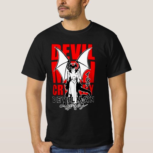 Devilman crybaby Anime T-shirt (Voorkant)