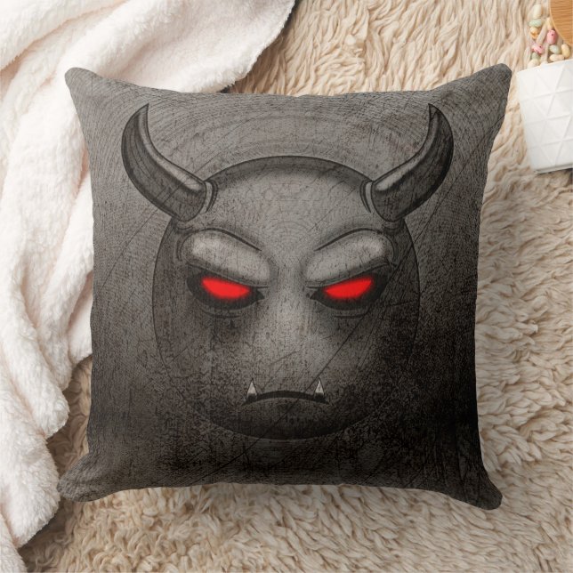Devilmoji Vintage Kussen (Deken)