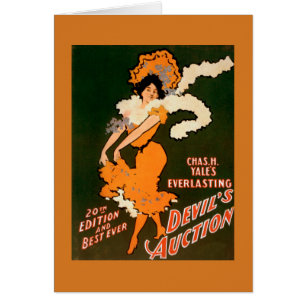 Devil's Auction Woman in Costume Theater
