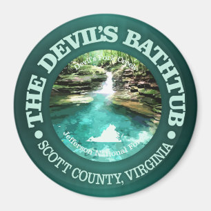 Devils Bathtub (Va) Magneet