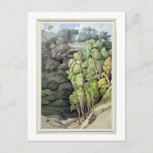 Devil's Bridge, 1810 (m/v c met pen en inkt boven  Briefkaart