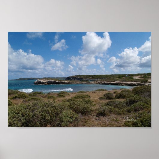 Devil's Bridge Area in Antigua Canvas Print (Voorkant)