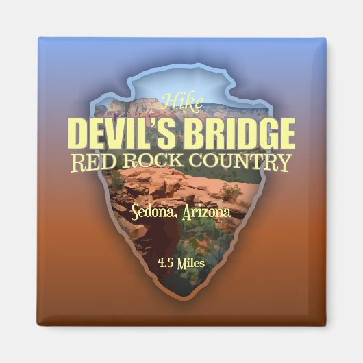 Devil's Bridge (pijlpunt) Magneet (Voorkant)