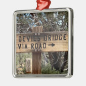 Devils Bridge Sedona Arizona Metalen Ornament (Links)