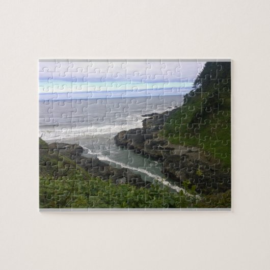 Devil's Churn, Cape Perpetua, OF Legpuzzel (Horizontaal)