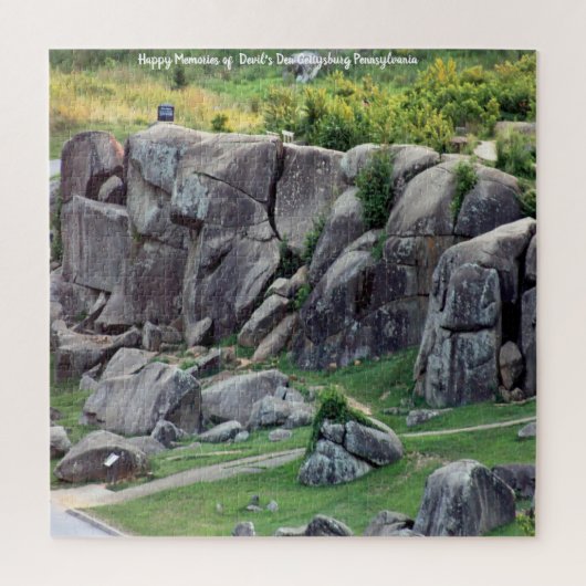 Devil's Den Gettysburg Pennsylvania Jigzaag Puzzle Legpuzzel (Verticaal)
